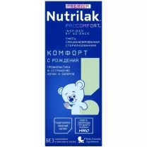 Nutrilak Premium Комфорт смесь жидкая готовая (0+мес), 200мл