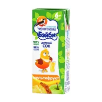 Черноголовка Бэйби сок мультифрукт (6+мес), 200мл