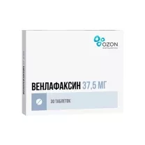 Венлафаксин таблетки покрыт. п/о 37,5мг, №30