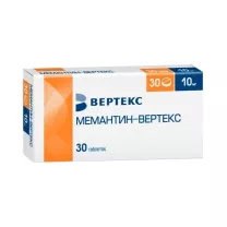 Мемантин-Вертекс таблетки покрыт. п/о 10мг, №30