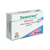 Земотин таблетки покрыт. п/о 20мг, №28