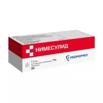 Нимесулид  гель д/наружн. прим. 1%, 50г