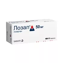 Лозап таблетки покрыт. п/о 50мг, №60