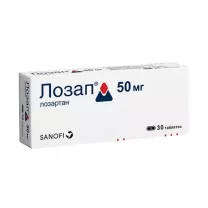 Лозап таблетки покрыт. п/о 50мг, №30