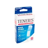 Teneris Aqua Silver лейкопластырь бактерицидный на полимерной основе, №20