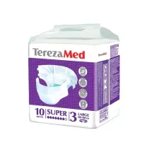 TerezaMed Super подгузники р-р. Large №3 (100-150см), №10