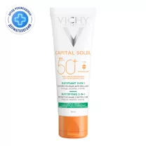 Vichy Capital Soleil Ежедневный матирующий уход для жирной проблемной кожи 3в1 SPF50+, 50мл