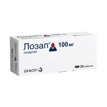 Лозап таблетки покрыт. п/о 100мг, №30