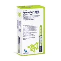 Тресиба ФлексПен раствор д/инъекций 100ЕД/мл, 3мл №5, Ново Нордиск