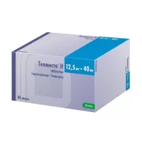Телмиста H таблетки 40мг+12,5мг, №84