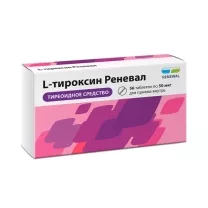 L-Тироксин Реневал таблетки 50мкг, №56