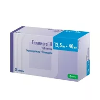 Телмиста H таблетки 40мг+12,5мг, №28