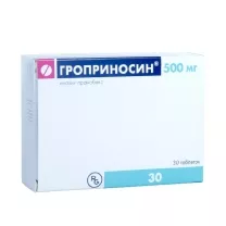 Гроприносин таблетки 500мг, №30 Гедеон Рихтер
