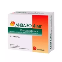 Ливазо таблетки покрыт. п/о 4мг, №90