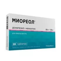 Миореол таблетки покрыт. п/о 10+20мг, №28