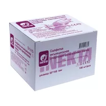 Inekta салфетки спиртовые инъекционные одноразовые (60*100мм), №100