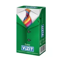 Vizit Color презервативы цветные ароматизированные, №12