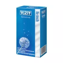 Vizit Hi-tech Sensitive презервативы сверхчувствительные, №12