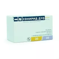 Сонирид Дуо набор таблеток и капсул  0,4мг+5мг, №60