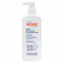 Atopic гель для купания с головы до пяток (0+мес), 250мл