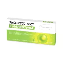 Экспресс-тест на 3 вида наркотиков в моче, №1