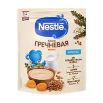 Nestle Молочная гречневая каша с курагой (5+мес), 200г