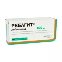 Ребагит таблетки покрыт. п/о 100мг, №90