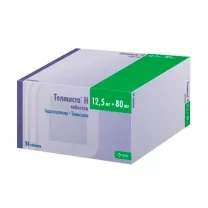 Телмиста H таблетки 80мг+12,5мг, №84