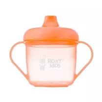 Roxy-kids кружка-поильник тренировочная с носиком цвет персик (9+мес), 180мл