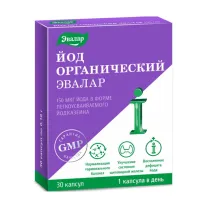 Эвалар Йод органический капсулы 150мкг, №30