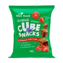 Льняные кубики с пряными томатами, 40г
