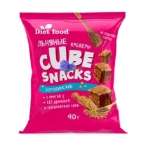 Льняные кубики бородинские, 40г