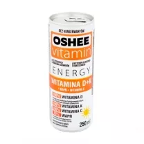 Oshee Vitamin Energy D+K напиток газированный со вкусом мяты, лайма и лимона, 250мл