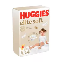 Huggies Elite Soft  5 подгузники (12-22кг), 42шт
