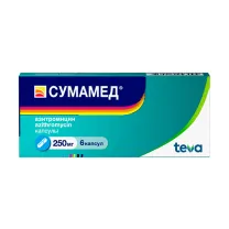 Сумамед капсулы 250мг, №6
