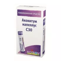 Аконитум напеллус С30 гранулы д/рассас. гомеопатические, 4г
