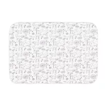 Roxy-kids клеенка-наматрасник с резинками-держателями, цвет белый