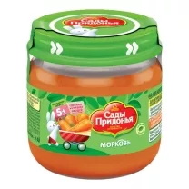 Сады Придонья пюре морковь (5+мес), 80г