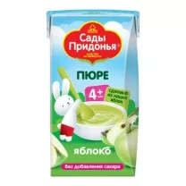 Сады Придонья пюре яблоко (4+мес), 125г