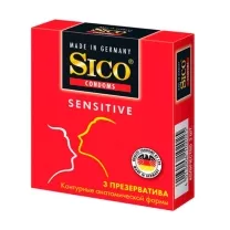 Sico Sensitive презервативы Контурные анатомической формы, №3