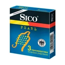 Sico Pearl презервативы точечное рифление, №3