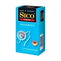Sico МАРАФОН презервативы классические с анестетиком, №12