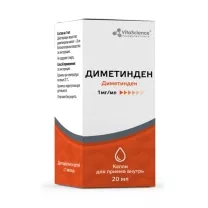 Vitascience Диметинден капли д/приема внутрь 1мг/мл, 20мл