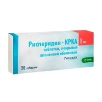 Рисперидон КРКА таблетки покрыт. п/о 1мг, №20