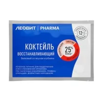 Леовит Pharma коктейль белковый восстанавливающий со вкусом клубники, 20г