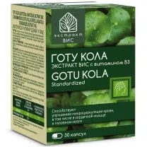 Экстракт ВИС готу кола с витамином В3 капсулы, №30