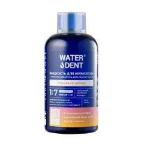 Water dent жидкость для ирригатора+ополаскиватель для полости рта утренний детокс, вкус манго, 500мл