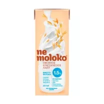 Nemoloko напиток овсяный классический 1,5% лайт, 0.2л