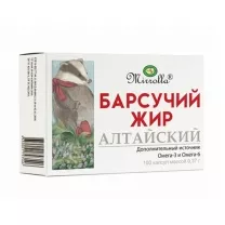 Барсучий жир Алтайский капсулы, №100