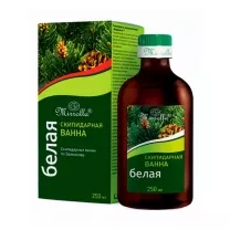 Скипидарная эмульсия для ванны белая, 250мл